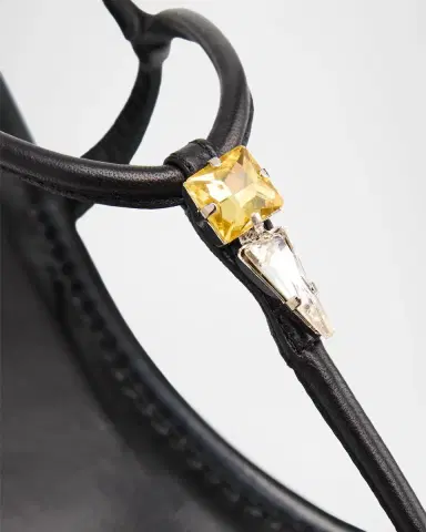 Giuseppe Zanotti Hobby Embellished Flat Leather Thong Sandals | Thumbnail 3 Giuseppe Zanotti Hobby Embellished Flat Leather Thong Sandals | Thumbnail 3