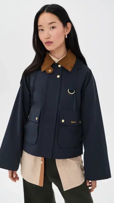 Barbour Terrington Showerproof Jacket Dark Navy/Shadow Classic | Thumbnail 2 Barbour Terrington Showerproof Jacket Dark Navy/Shadow Classic | Thumbnail 2