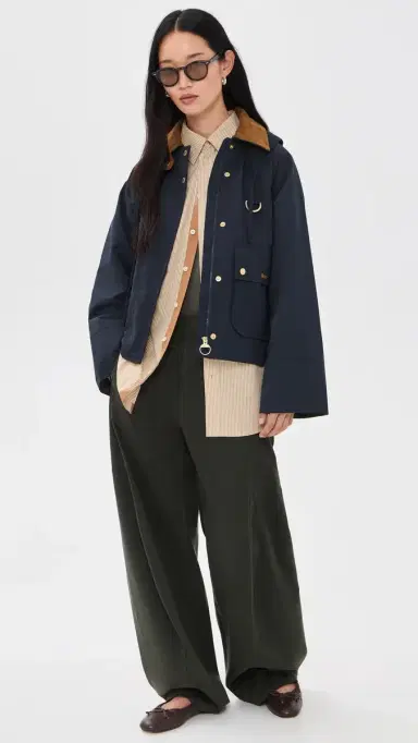 Barbour Terrington Showerproof Jacket Dark Navy/Shadow Classic | Thumbnail 5 Barbour Terrington Showerproof Jacket Dark Navy/Shadow Classic | Thumbnail 5