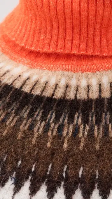 Aligne Dakota Fair Isle Sweater Orange | Thumbnail 6 Aligne Dakota Fair Isle Sweater Orange | Thumbnail 6