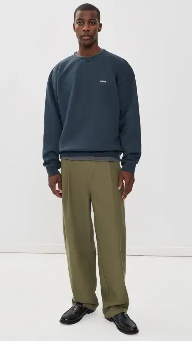 Obey Lowercase Pigment Crew Sweatshirt | Thumbnail 5 Obey Lowercase Pigment Crew Sweatshirt | Thumbnail 5
