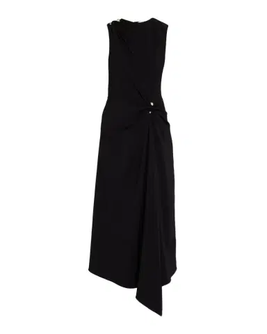 Veronica Beard Freja Asymmetric Draped Midi Dress | Thumbnail 1 Veronica Beard Freja Asymmetric Draped Midi Dress | Thumbnail 1