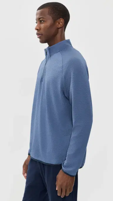 Rhone Founder's Golf 1/4 Zip Vintage Indigo | Thumbnail 4 Rhone Founder's Golf 1/4 Zip Vintage Indigo | Thumbnail 4