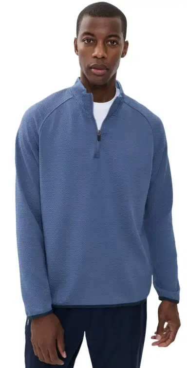 Rhone Founder's Golf 1/4 Zip Vintage Indigo | Thumbnail 1 Rhone Founder's Golf 1/4 Zip Vintage Indigo | Thumbnail 1