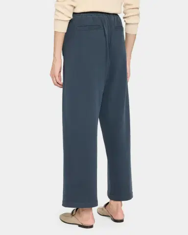 Brunello Cucinelli Smooth Cotton Fleece Ankle Sweatpants | Thumbnail 3 Brunello Cucinelli Smooth Cotton Fleece Ankle Sweatpants | Thumbnail 3