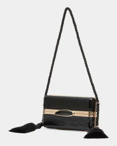 Simkhai Roma Croc-Embossed Leather Shoulder Bag | Thumbnail 2 Simkhai Roma Croc-Embossed Leather Shoulder Bag | Thumbnail 2