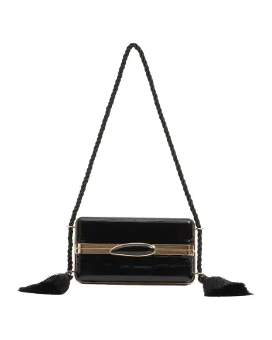 Simkhai Roma Croc-Embossed Leather Shoulder Bag | Thumbnail 3 Simkhai Roma Croc-Embossed Leather Shoulder Bag | Thumbnail 3