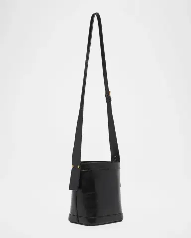 Versace Pivot Mini Leather Bucket Bag | Thumbnail 3 Versace Pivot Mini Leather Bucket Bag | Thumbnail 3