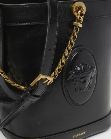 Versace Pivot Mini Leather Bucket Bag | Thumbnail 6 Versace Pivot Mini Leather Bucket Bag | Thumbnail 6