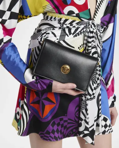 Versace Mini Medusa Nappa Leather Crossbody Bag | Thumbnail 2 Versace Mini Medusa Nappa Leather Crossbody Bag | Thumbnail 2