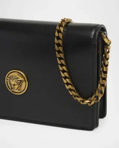 Versace Mini Medusa Nappa Leather Crossbody Bag | Thumbnail 6 Versace Mini Medusa Nappa Leather Crossbody Bag | Thumbnail 6