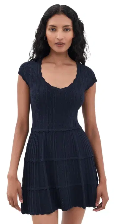 LoveShackFancy Taegan Dress idnight Kiss | Thumbnail 1 LoveShackFancy Taegan Dress idnight Kiss | Thumbnail 1