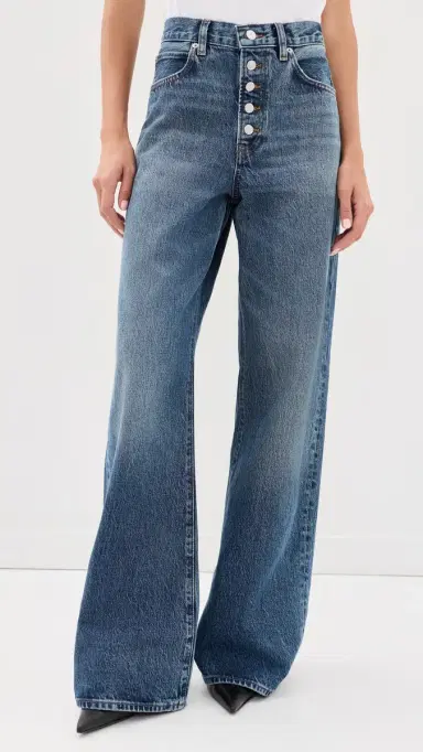 Frame The Loose Exposed Buttons Jeans | Thumbnail 2 Frame The Loose Exposed Buttons Jeans | Thumbnail 2