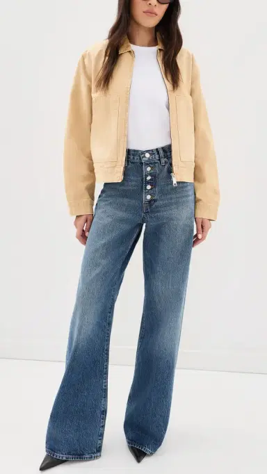 Frame The Loose Exposed Buttons Jeans | Thumbnail 5 Frame The Loose Exposed Buttons Jeans | Thumbnail 5