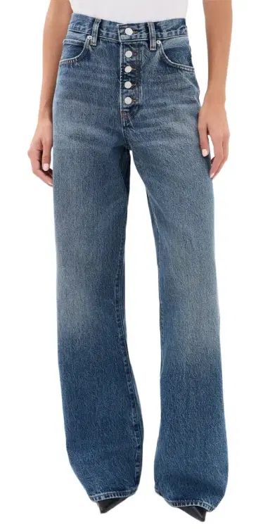 Frame The Loose Exposed Buttons Jeans | Thumbnail 1 Frame The Loose Exposed Buttons Jeans | Thumbnail 1