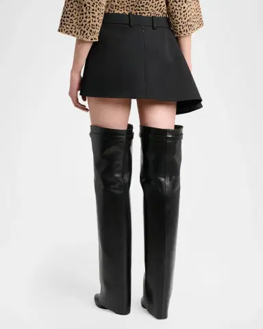 Givenchy Asymmetric Slashed Mini Skirt | Thumbnail 3 Givenchy Asymmetric Slashed Mini Skirt | Thumbnail 3
