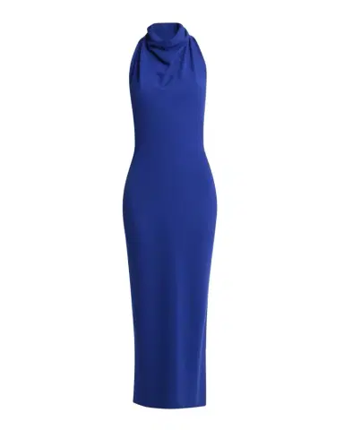 Givenchy Draped Halter Wool Knit Maxi Dress | Thumbnail 1 Givenchy Draped Halter Wool Knit Maxi Dress | Thumbnail 1