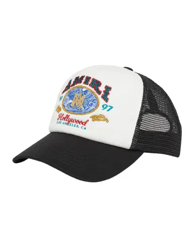 AMIRI Men's Wave Foam Embroidered Logo Trucker Hat | Thumbnail 3 AMIRI Men's Wave Foam Embroidered Logo Trucker Hat | Thumbnail 3