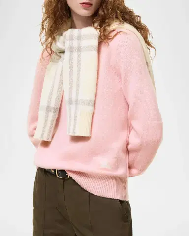 Burberry Constance Cashmere Crewneck Sweater | Thumbnail 2 Burberry Constance Cashmere Crewneck Sweater | Thumbnail 2