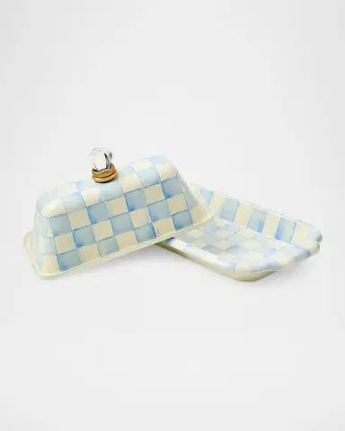 MacKenzie-Childs Check Enamel Butter Box | Thumbnail 2 MacKenzie-Childs Check Enamel Butter Box | Thumbnail 2