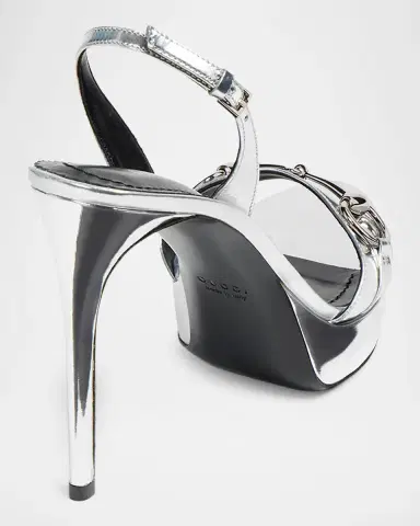 Gucci Donna 105MM Horsebit Platform Sandals | Thumbnail 2 Gucci Donna 105MM Horsebit Platform Sandals | Thumbnail 2