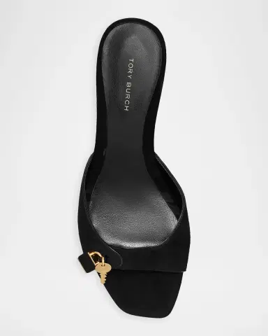 Tory Burch 55mm Lock Suede Mule Sandals | Thumbnail 4 Tory Burch 55mm Lock Suede Mule Sandals | Thumbnail 4