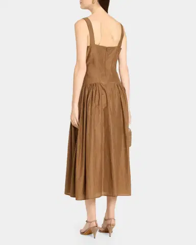 Frame The Garden Midi Dress | Thumbnail 3 Frame The Garden Midi Dress | Thumbnail 3