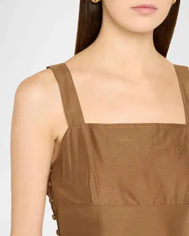 Frame The Garden Midi Dress | Thumbnail 5 Frame The Garden Midi Dress | Thumbnail 5