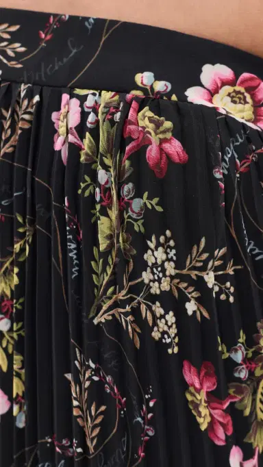 Cinq à Sept Love Letter Floral Rosaline Gown Black multi | Thumbnail 6 Cinq à Sept Love Letter Floral Rosaline Gown Black multi | Thumbnail 6
