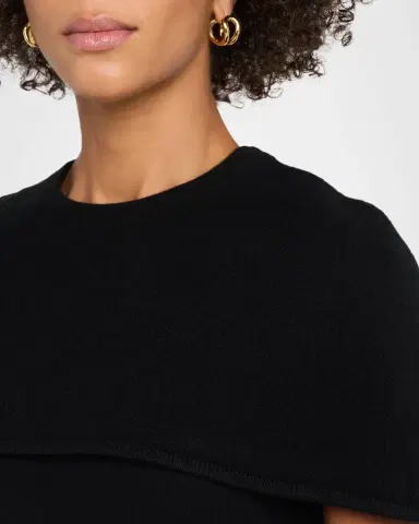 Simkhai Yuki Short-Sleeve Cashmere Cape Top | Thumbnail 5 Simkhai Yuki Short-Sleeve Cashmere Cape Top | Thumbnail 5