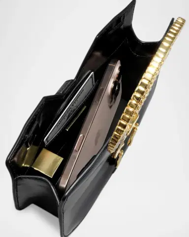 ALEXIS BITTAR Sculptural Zipper Box Leather Top-Handle Bag | Thumbnail 4 ALEXIS BITTAR Sculptural Zipper Box Leather Top-Handle Bag | Thumbnail 4