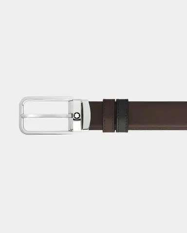 Montblanc Reversible Two-Tone Leather Belt | Thumbnail 5 Montblanc Reversible Two-Tone Leather Belt | Thumbnail 5