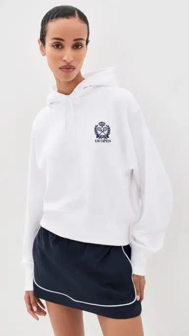 Polo Ralph Lauren U Open Fleece Hooded Sweatshirt White | Thumbnail 2 Polo Ralph Lauren U Open Fleece Hooded Sweatshirt White | Thumbnail 2
