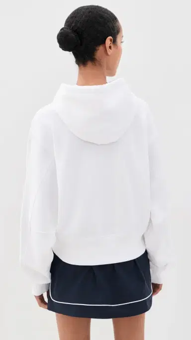 Polo Ralph Lauren U Open Fleece Hooded Sweatshirt White | Thumbnail 3 Polo Ralph Lauren U Open Fleece Hooded Sweatshirt White | Thumbnail 3