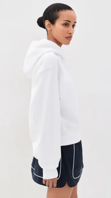 Polo Ralph Lauren U Open Fleece Hooded Sweatshirt White | Thumbnail 4 Polo Ralph Lauren U Open Fleece Hooded Sweatshirt White | Thumbnail 4