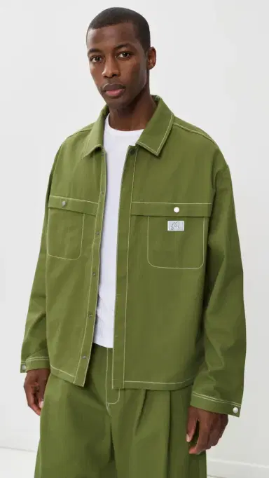 Malbon Station Shirt Military Green | Thumbnail 2 Malbon Station Shirt Military Green | Thumbnail 2