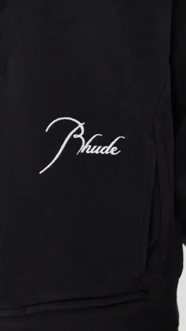 Rhude Classique Half Zip Black / White | Thumbnail 6 Rhude Classique Half Zip Black / White | Thumbnail 6