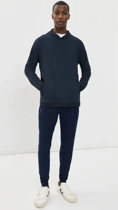 Rhone Waffle Tech Hoodie True Navy S | Thumbnail 5 Rhone Waffle Tech Hoodie True Navy S | Thumbnail 5
