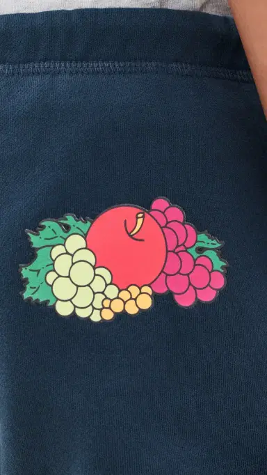 Hommegirls x Fruit of The oom Fruity Shorts Dark Navy | Thumbnail 6 Hommegirls x Fruit of The oom Fruity Shorts Dark Navy | Thumbnail 6