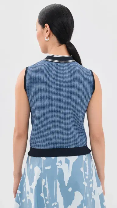 Malbon Ami Mock Neck Sweater Vest | Thumbnail 3 Malbon Ami Mock Neck Sweater Vest | Thumbnail 3