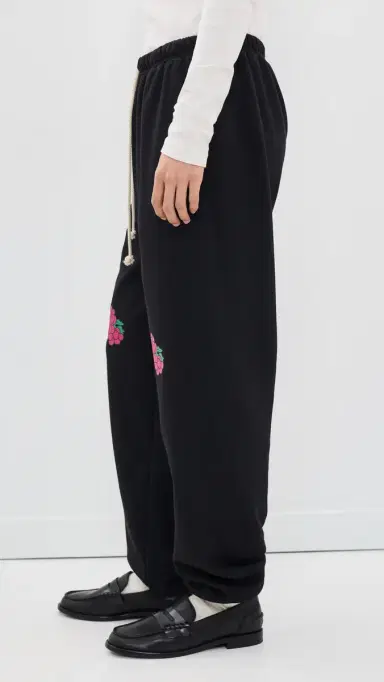 Hommegirls Homme Girls x Fruit Of The oom Double ogo Sweatpants Black | Thumbnail 4 Hommegirls Homme Girls x Fruit Of The oom Double ogo Sweatpants Black | Thumbnail 4