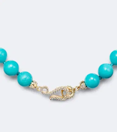 Suzanne Kalan 18kt gold necklace with amazonites and diamonds | Thumbnail 5 Suzanne Kalan 18kt gold necklace with amazonites and diamonds | Thumbnail 5