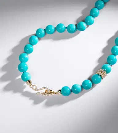 Suzanne Kalan 18kt gold necklace with amazonites and diamonds | Thumbnail 6 Suzanne Kalan 18kt gold necklace with amazonites and diamonds | Thumbnail 6