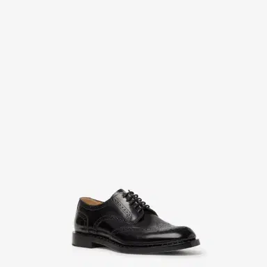 Fendi Lace-up Derby shoes with an almond-shaped toe and brogue | Thumbnail 2 Fendi Lace-up Derby shoes with an almond-shaped toe and brogue | Thumbnail 2