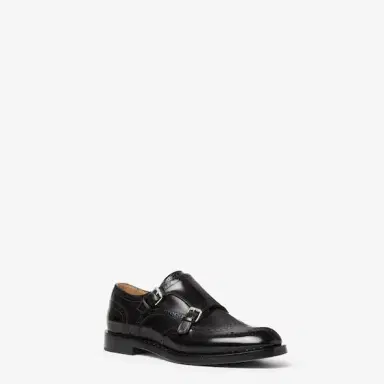 Fendi Double monk strap shoes with almond-shaped toe and brogue | Thumbnail 2 Fendi Double monk strap shoes with almond-shaped toe and brogue | Thumbnail 2