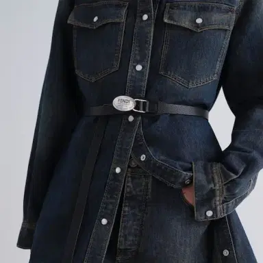 Fendi Belt with Selleria buckle in sterling 925 | Thumbnail 3 Fendi Belt with Selleria buckle in sterling 925 | Thumbnail 3