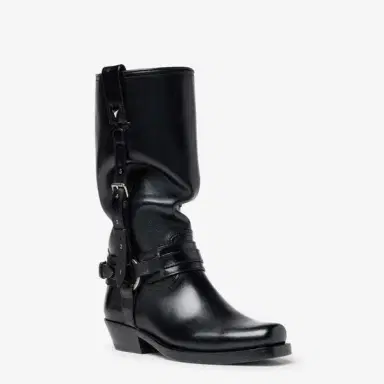 Fendi Texan boots with a soft shaft to wear them pulled up or | Thumbnail 2 Fendi Texan boots with a soft shaft to wear them pulled up or | Thumbnail 2