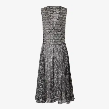 Fendi Sleeveless dress with a fluid line fitted at the waist | Thumbnail 3 Fendi Sleeveless dress with a fluid line fitted at the waist | Thumbnail 3