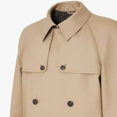 Fendi Double-breasted midi trench coat, a timeless classic of | Thumbnail 3 Fendi Double-breasted midi trench coat, a timeless classic of | Thumbnail 3