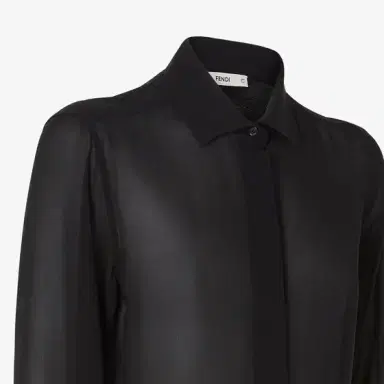 Fendi Midi shirt dress with a straight skirt and waist seam | Thumbnail 3 Fendi Midi shirt dress with a straight skirt and waist seam | Thumbnail 3